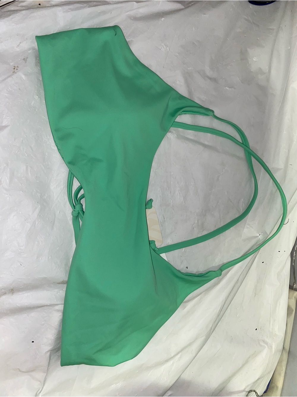Kids Green One-Piece Swimsuit - Comfortable Strappy Design